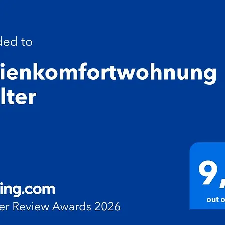 Ferienkomfortwohnung Walter Apartment *